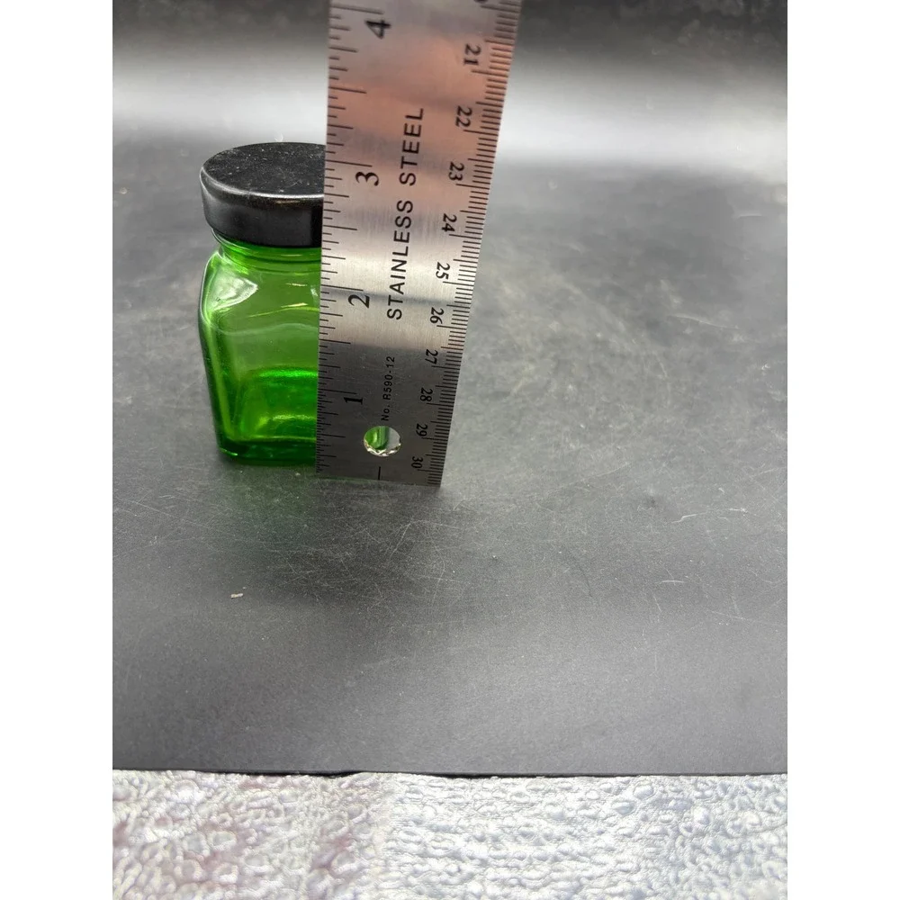 Vintage green glass